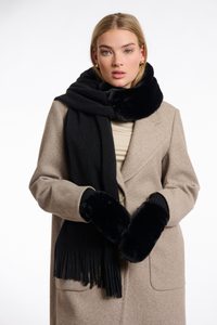 OXO FAUX FUR GLOVES
