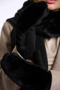 OXO FAUX FUR GLOVES