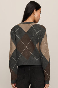 MEDINA ARGYLE CARDIGAN