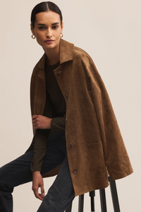 DECKER FAUX SUEDE JACKET