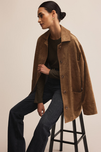 DECKER FAUX SUEDE JACKET