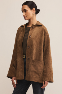 DECKER FAUX SUEDE JACKET