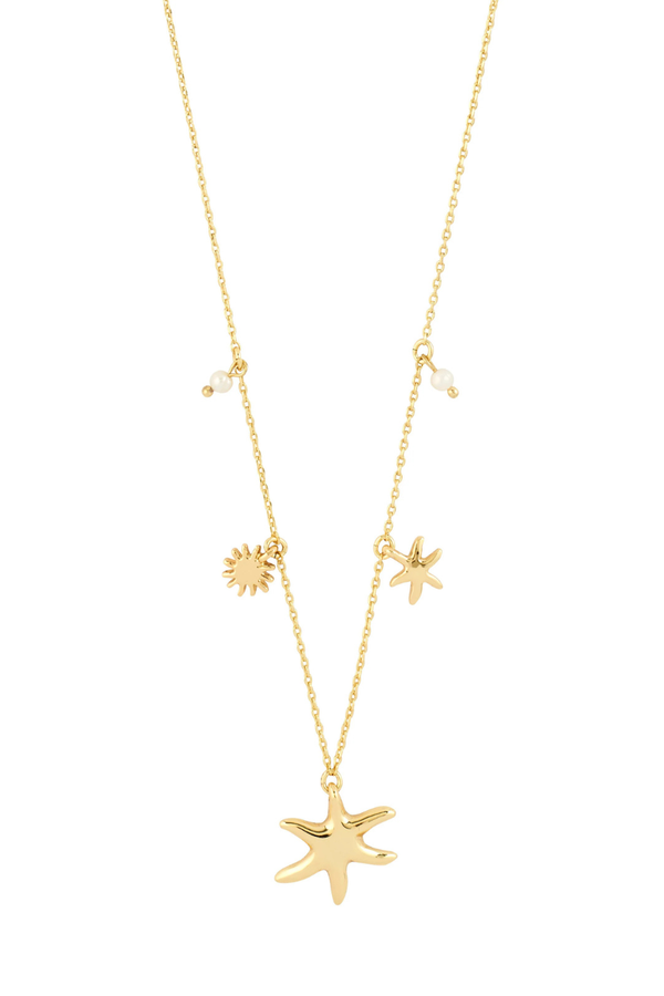 PRISM GOLD PLATED NECKLACE
