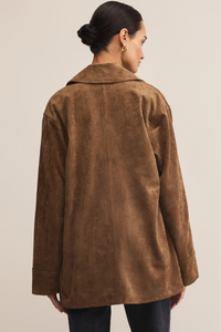 DECKER FAUX SUEDE JACKET