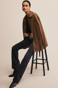 DECKER FAUX SUEDE JACKET