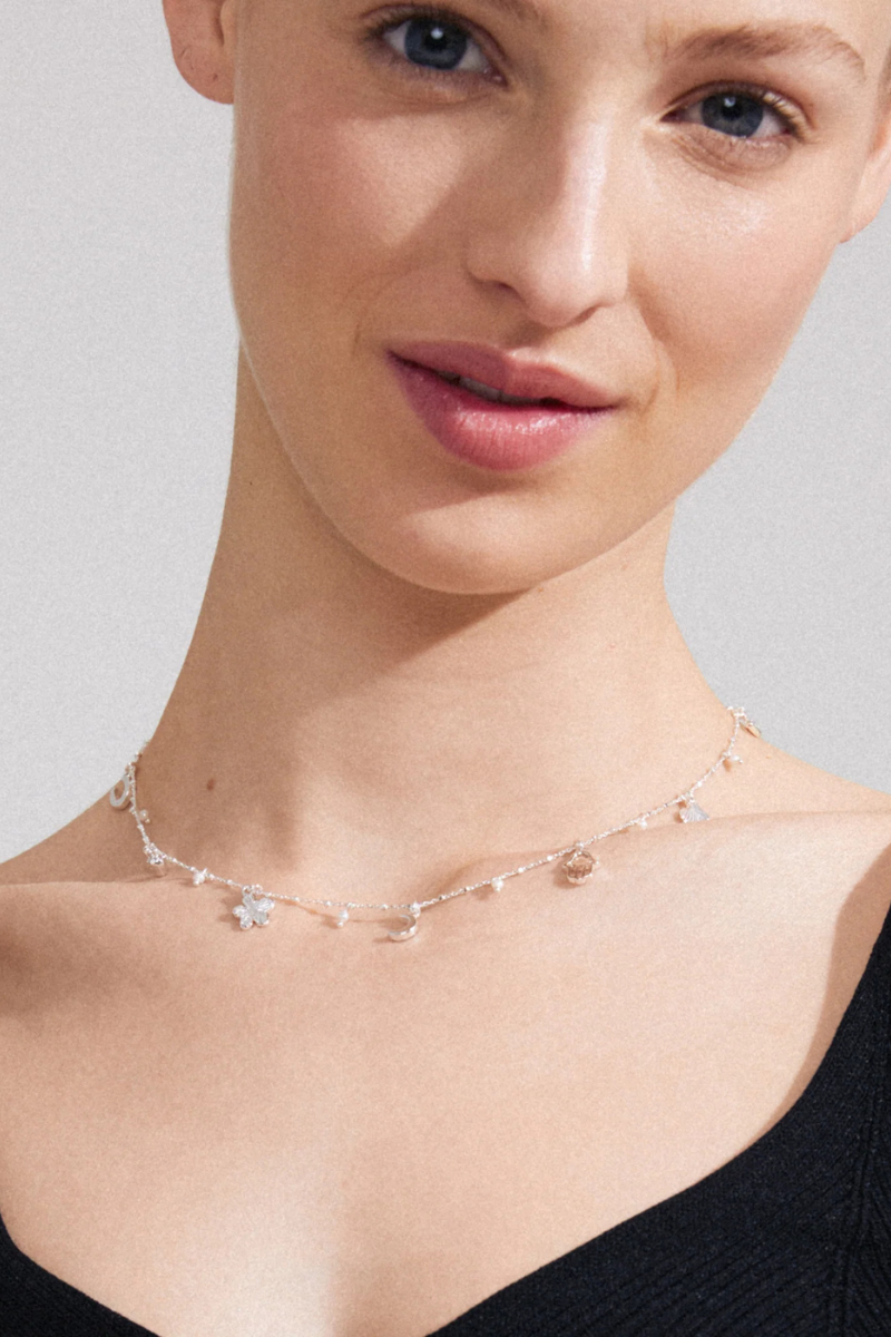 PRUCENCE SILVER PLATED NECKLACE