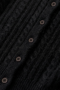 MEDINA POINTELLE CARDIGAN IN BLACK