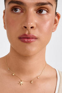 PRISM GOLD PLATED NECKLACE