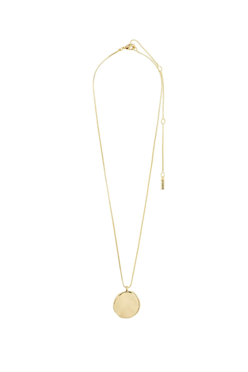 TRUE GOLD PLATED COIN NECKLACE