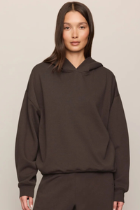 FIRST QUARTER HOODIE IN COCOA BEAN