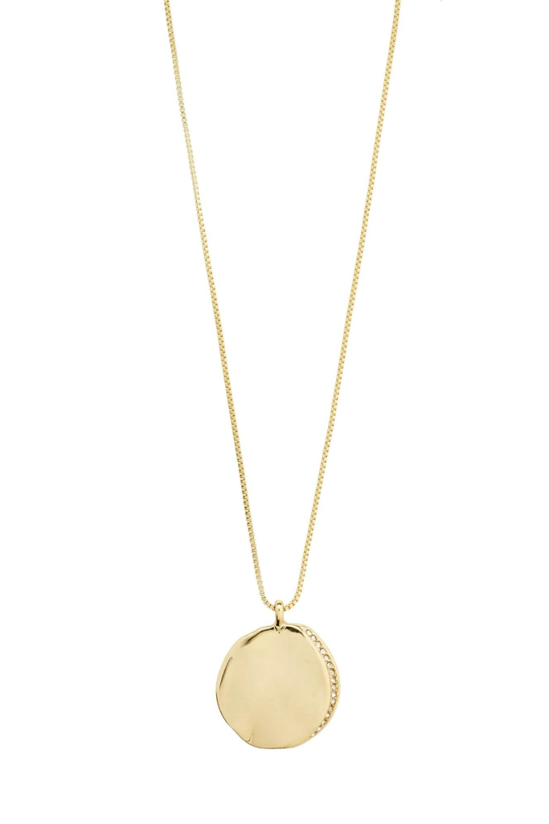 TRUE GOLD PLATED COIN NECKLACE