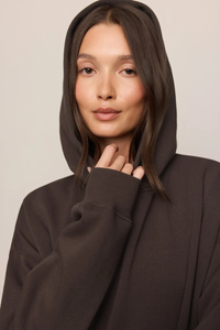 FIRST QUARTER HOODIE IN COCOA BEAN