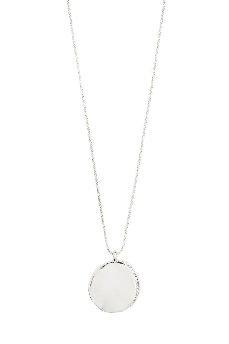 TRUE SILVER PLATED COIN NECKLACE