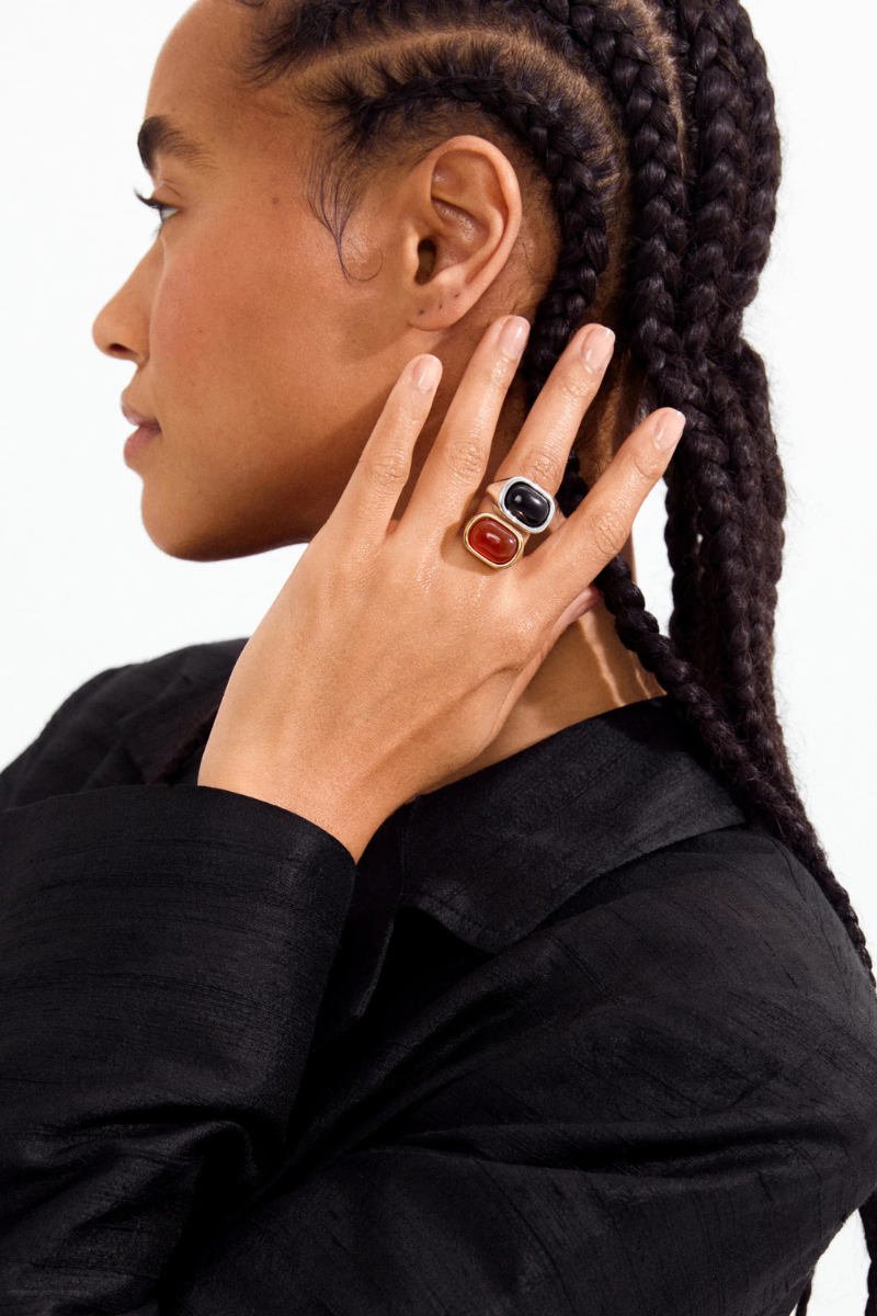 NOW SILVER PLATED RING