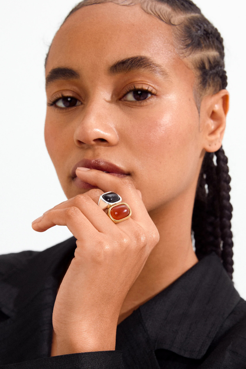 NOW SILVER PLATED RING