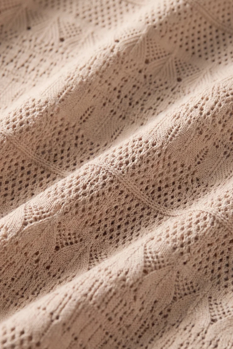 DORRIS SWEATER TOP IN ECRU