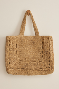 RAFFIA TOTE