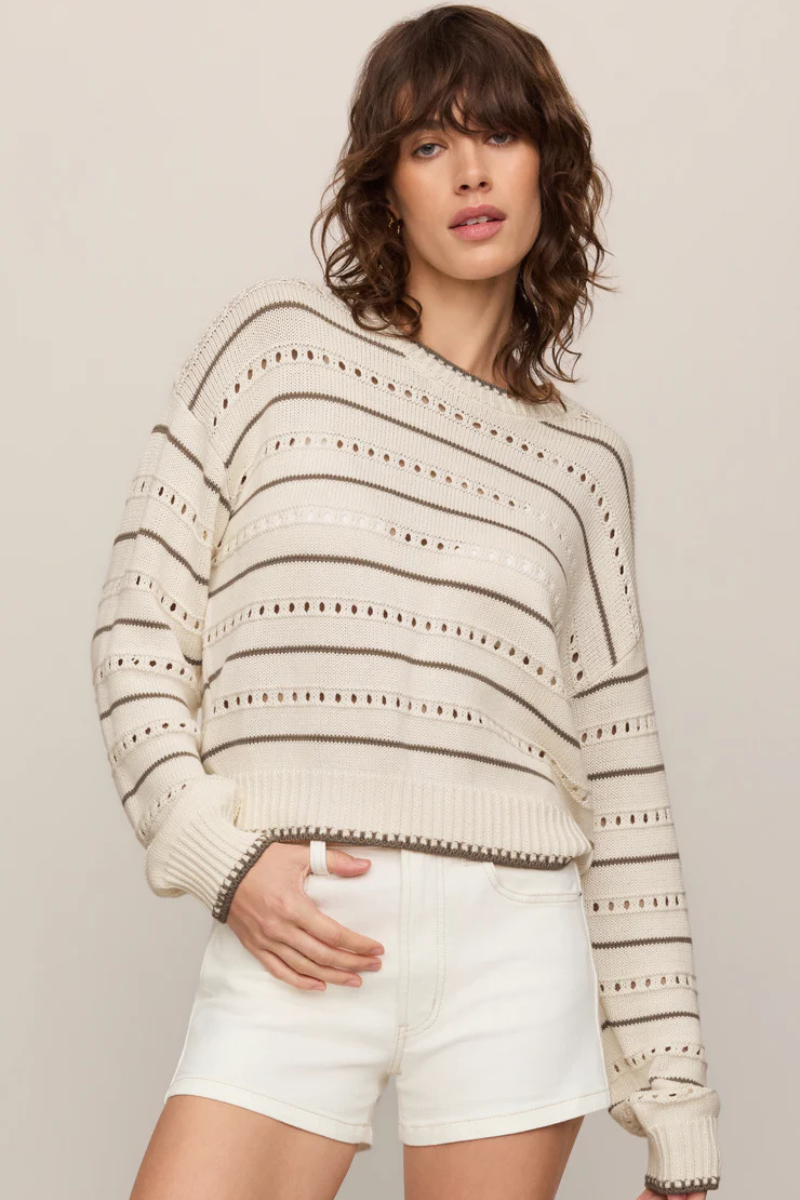 DARBY STRIPE SWEATER