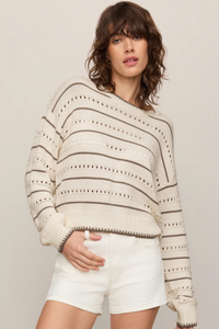 DARBY STRIPE SWEATER