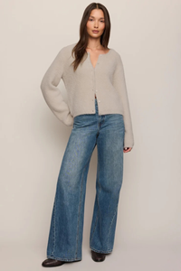 WINTERGLOW CARDIGAN IN FROSTED PEARL