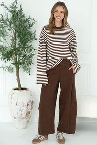 ORSON STRIPE COTTON L/S TOP