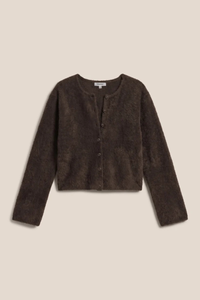 WINTERGLOW CARDIGAN IN COCOA BEAN