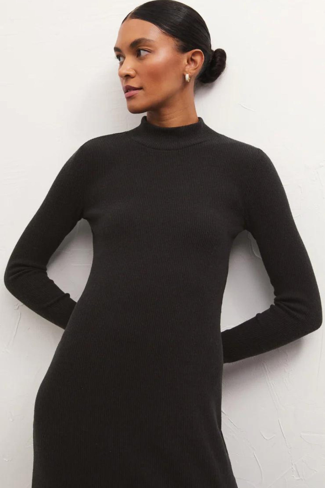 OPHELIA MOCK NECK DRESS