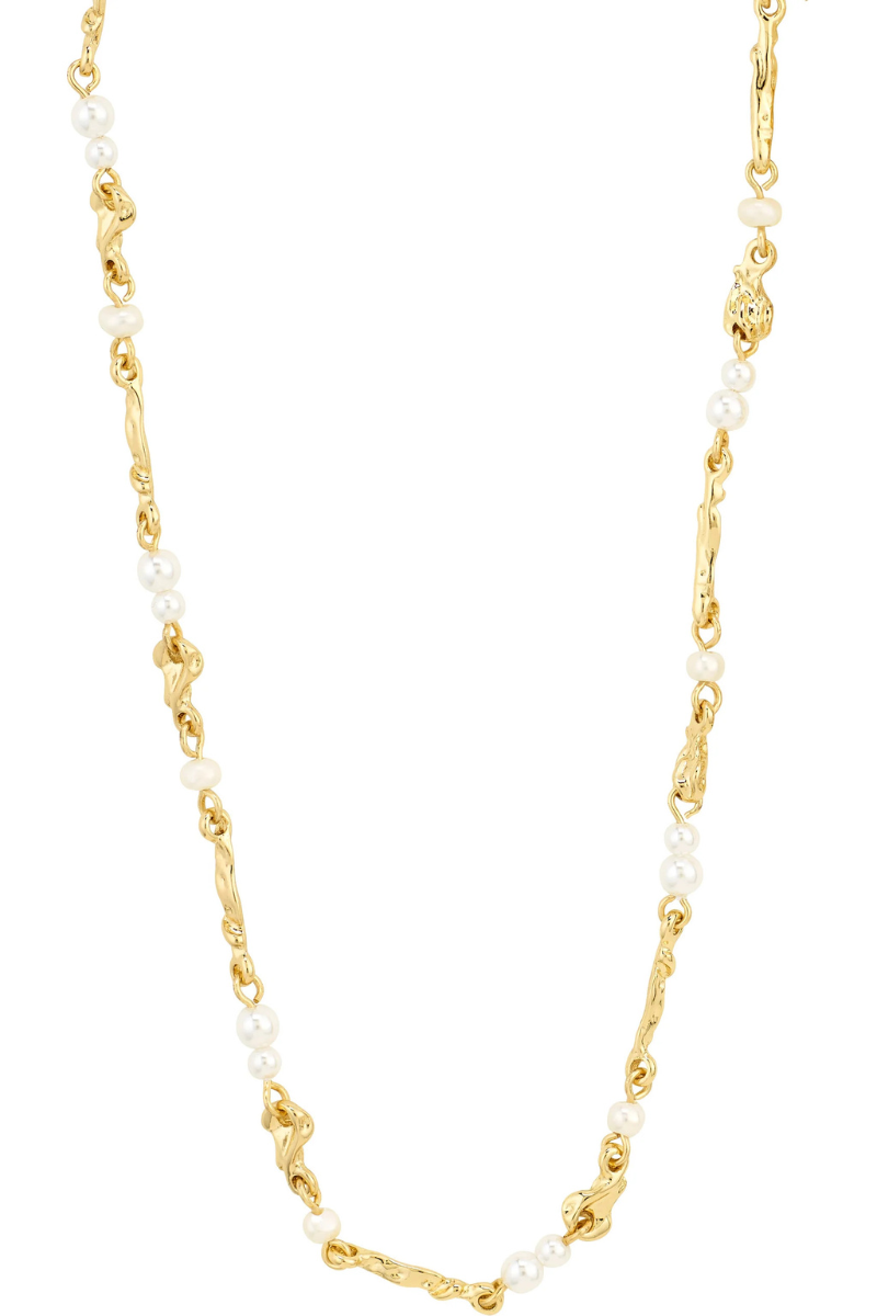 SLOAN PEARL GOLD PLATED NECKLACE