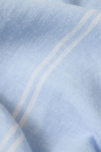THE PERFECT LINEN STRIPED TOP-BL
