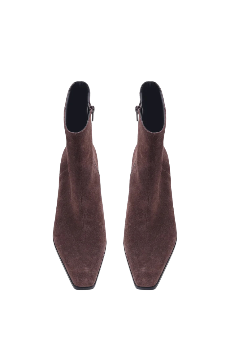 JANAY SUEDE BOOT IN BROWN