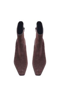 JANAY SUEDE BOOT IN BROWN