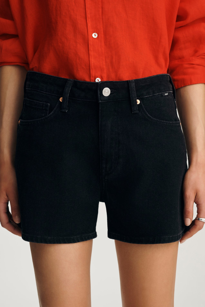 HEIDI DENIM SHORTS-BK