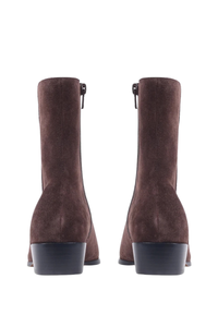 JANAY SUEDE BOOT IN BROWN