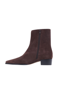 JANAY SUEDE BOOT IN BROWN