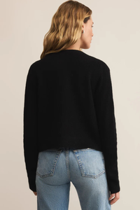 MEDINA COZY CARDIGAN-BK