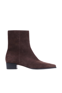 JANAY SUEDE BOOT IN BROWN
