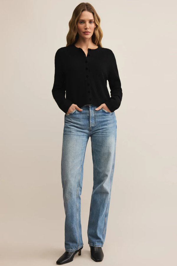 MEDINA COZY CARDIGAN-BK