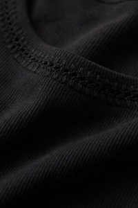 LARKIN EMBROIDERED TANK IN BLACK