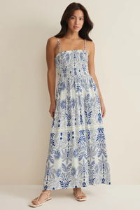 NADINE PALM MAXI DRESS