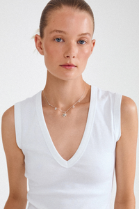 PRISM SILVER PLATED NECKLACE