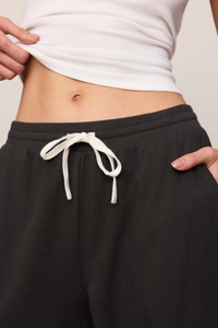 CLUBHOUSE COTTON PANT IN ASH BLACK