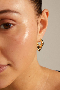 IOKASTE GOLD PLATED EARRINGS