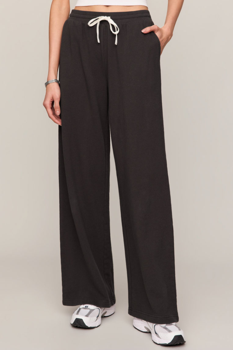 CLUBHOUSE COTTON PANT IN ASH BLACK