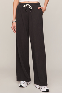 CLUBHOUSE COTTON PANT IN ASH BLACK