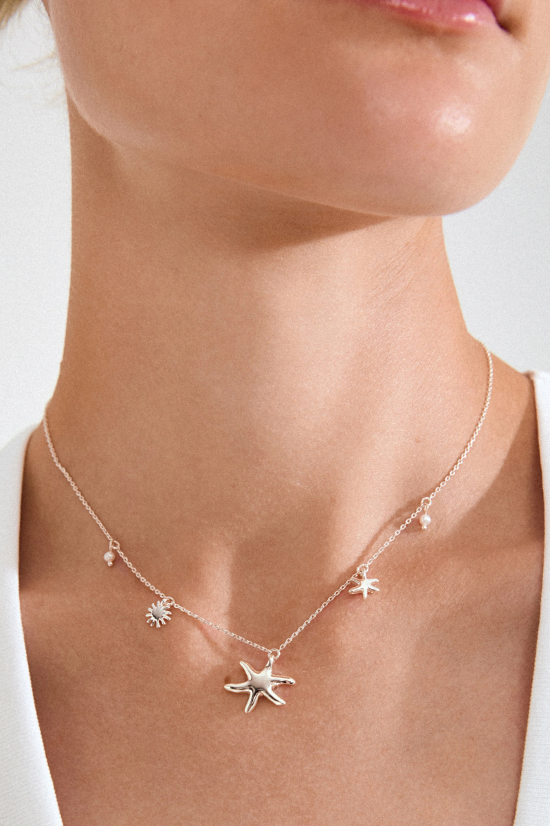 PRISM SILVER PLATED NECKLACE