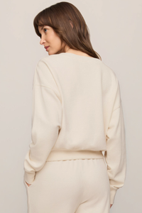 CLUBHOUSE COTTON SWEATSHIRT IN CLOUD
