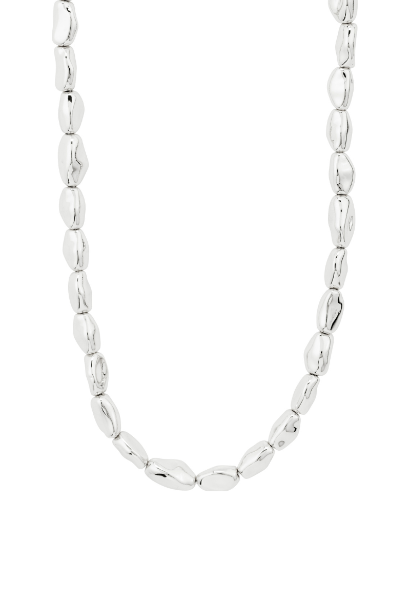 PRESENCE SILVER PLATED NECKLACE