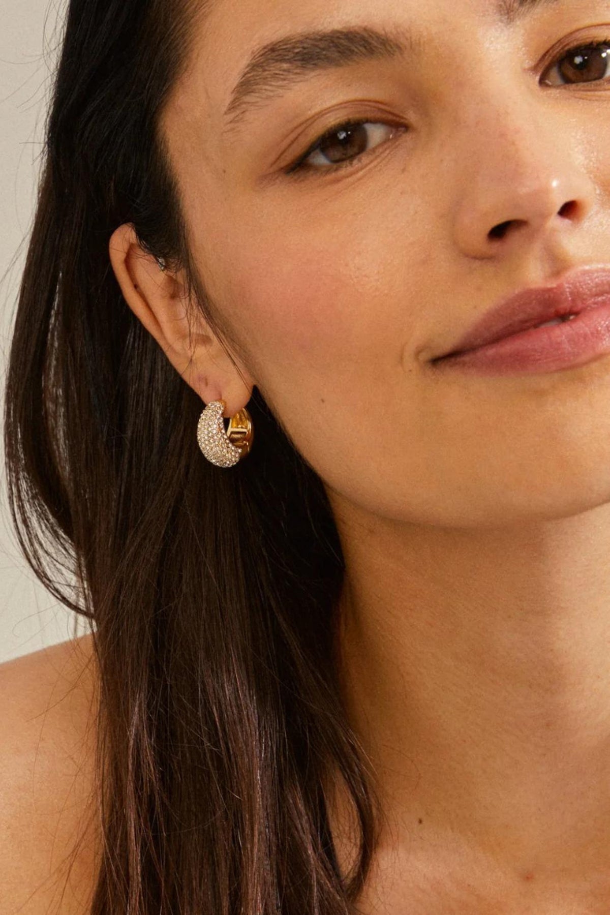 NAOMI GOLD PLATED EARRINGS