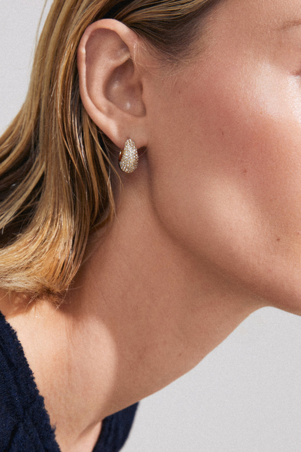 FOCUS GOLD PLATED EARRINGS