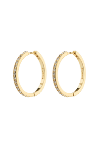 EBNA MAXI GOLD PLATED EARRINGS